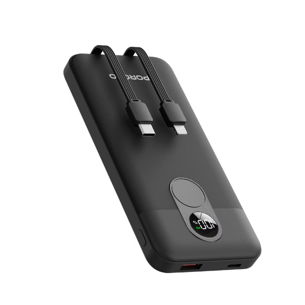 Porodo PB057 – Power Bank 10 000mAh 22,5W Fast Charge | Compact, Puissant et Ultra Fiable