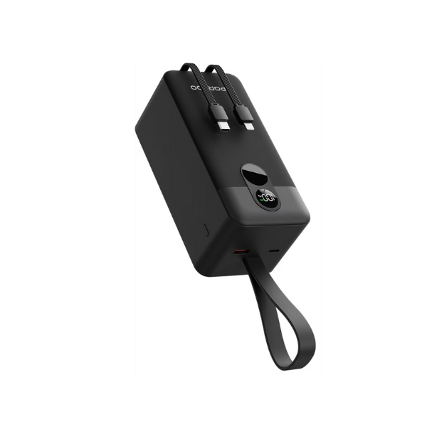 Porodo PB059 – Power Bank 30 000mAh Haute Capacité avec Charge Rapide