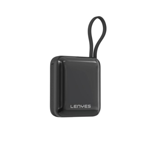 Lenyes PX170D Mini Power Bank 10 000 mAh – Batterie Externe Compacte et Rapide – Noir