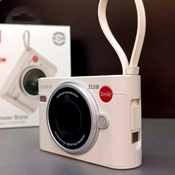 Earldom PD45 – Chargeur USB-C 22,5W Rapide, Compact et Sécurisé