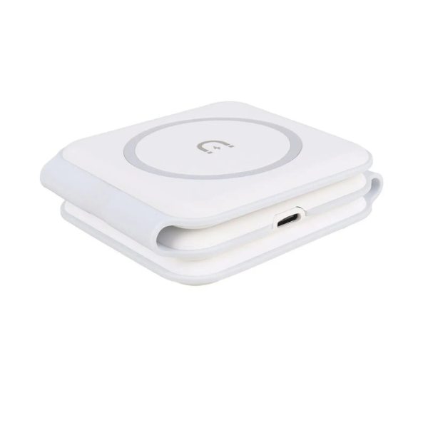 Station de Charge Sans Fil Magnétique 4 en 1 – Earldom WC20 | Charge Rapide pour iPhone, Apple Watch, AirPods et USB-C