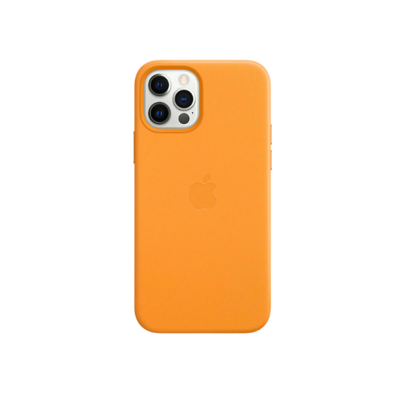 Coque en cuir MagSafe pour iPhone 12 Pro Max