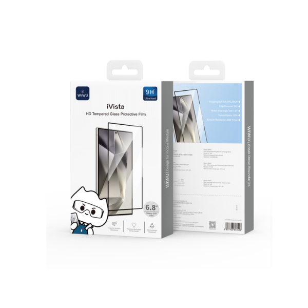 Film de Protection pour Samsung Galaxy S26 Ultra iVista HD Tempered Glass Clear GT-024 – Écran en Verre Trempé, Ultra Transparent, Anti-Rayures & Anti-Chocs