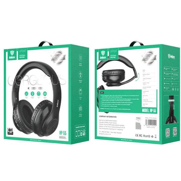Casque Bluetooth Inkax HP-55 – Son puissant & polyvalence au quotidien