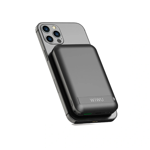 Batterie Externe Magnétique Snap Cube SC1000WHT 10000mAh – avec Charge Sans Fil Rapide & Support Compact