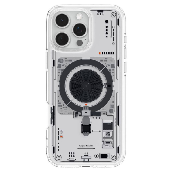 Coque Hybrid Shockproof avec MagSafe pour 16 Pro Max – Design Transparent Mat