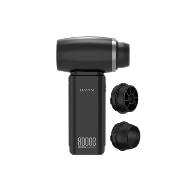 Souffleur d’Air Turbo BAVIN VC04 80 000 tr/min, 4 Vitesses, Sans Fil, Recharge USB-C