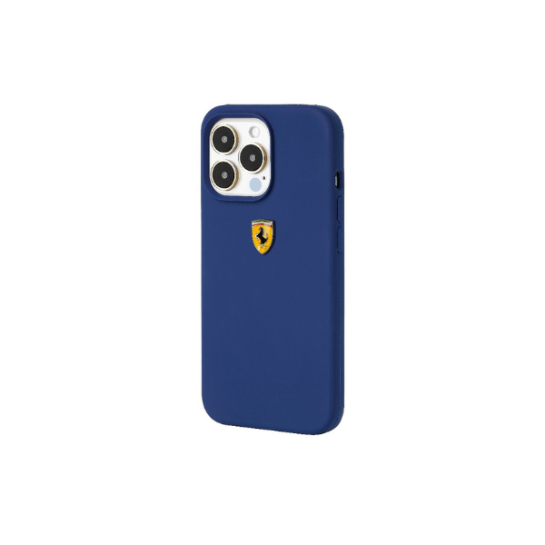 Coque Silicone Ferrari Scuderia avec Écusson pour iPhone – Élégance et Performance