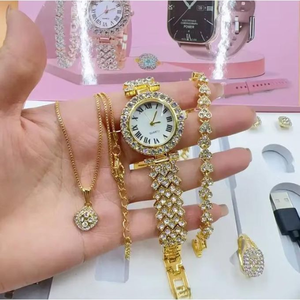 Montre connectée A58 Plus — élégance, appels Bluetooth & coffret cadeau bijou