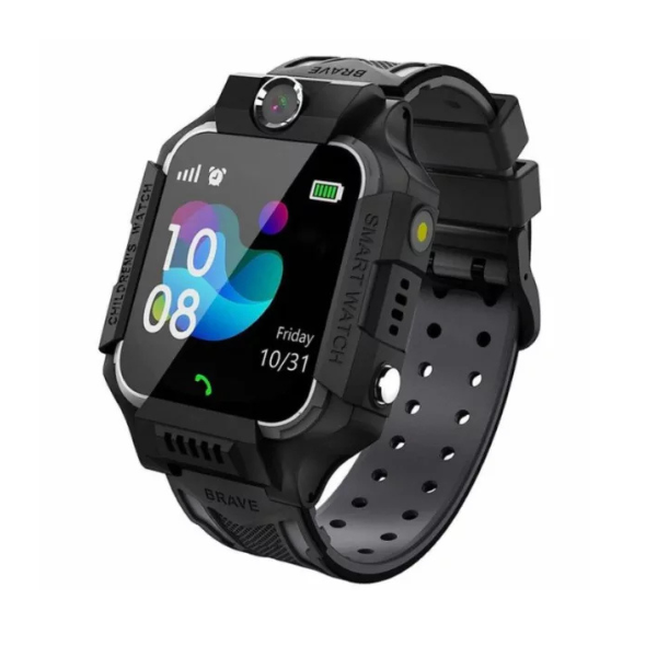 Smartwatch Enfant Smart2030 – Appels, SOS, Caméra, GPS & Alarme (Noir)