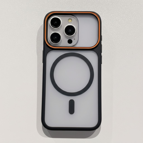 Étui Magnétique avec Fenêtre Transparente – En magsafe et Protection Slim Compatible iPhone