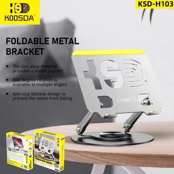 KOOSDA KSD-H103 Trépied Professionnel Réglable – Support Stable pour Smartphone, Ring Light & Caméra