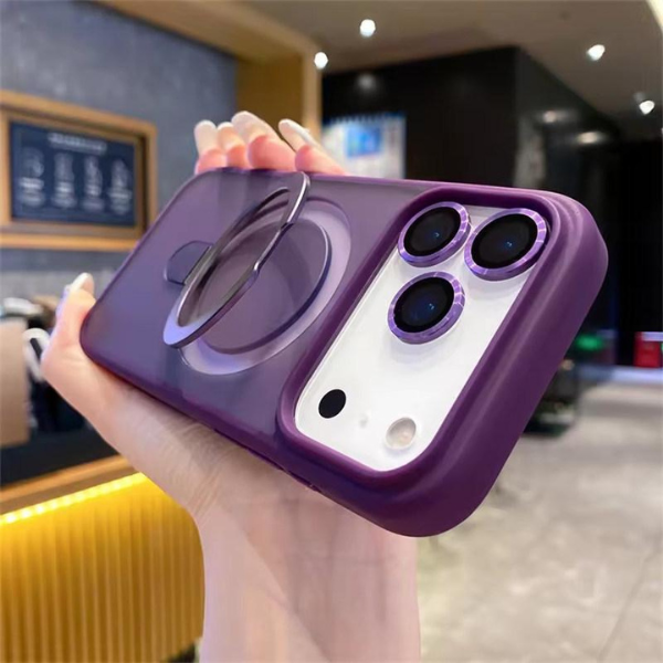 Coque MagSafe de Luxe pour iPhone 17Pro Max — Anneau Magnétique + Protection Appareil Photo
