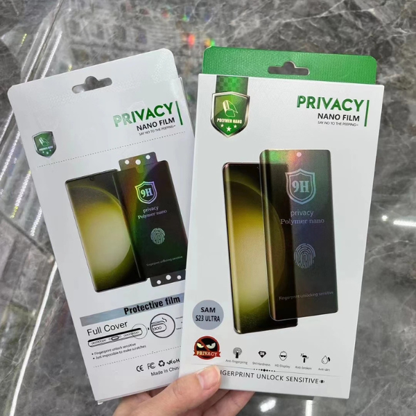 Film de Protection Privacy NANO 9H – Anti-Regard et Ultra-Résistant pour Écrans S23 Ultra