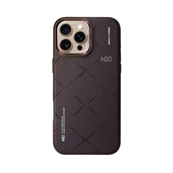 Coque Luxe en Simili-Cuir Texturé – Protection Élégante pour Smartphone