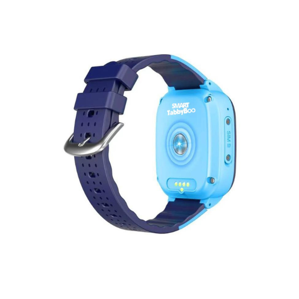 Montre Enfant Smart TabbyBoo 4G – GPS, Appels Vidéo, Caméra HD, Température & SOS (Bleu Ciel, Étanche IP67)