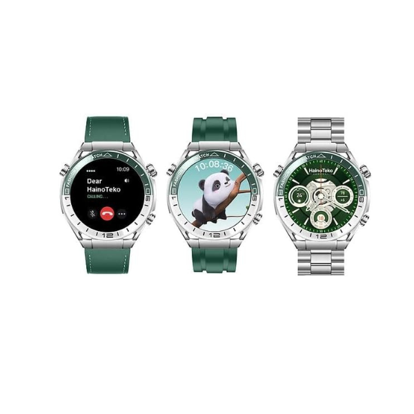 Montre Connectée HainoTeko RW-67 Ultimate – Écran AMOLED, Appels Bluetooth HD & Pack 3 Bracelets