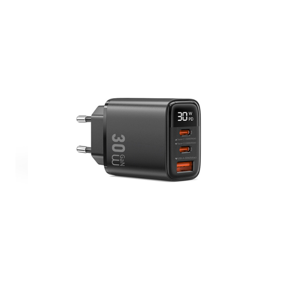 Chargeur WiWU Firefly Wi-G010 30W GaN – Charge Rapide PD USB-C, Adaptateur Secteur Compact et Haute Performance