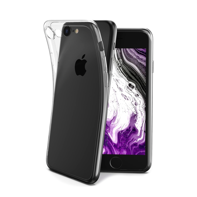 Coque Transparente en Silicone Souple – Compatible Apple iPhone 7/8/Se 2020