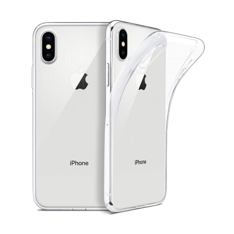 Coque Transparente en Silicone Souple – Compatible Apple iPhone Xs