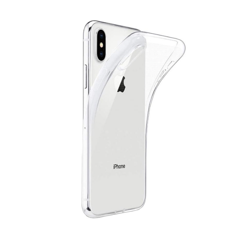 Coque Transparente en Silicone Souple – Compatible Apple iPhone Xs