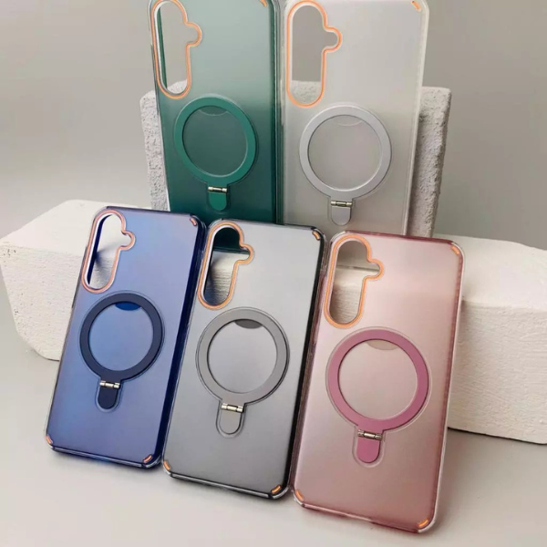 Coque K-TEL compatible Samsung – avec support de charge sans fil et protection complète
