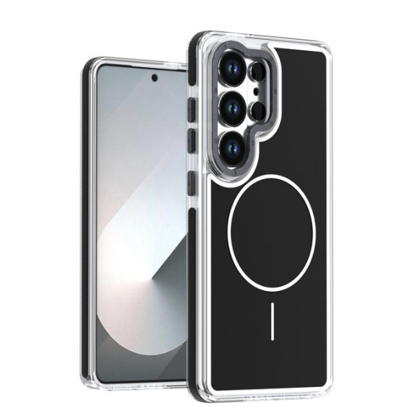 Coque Magnétique Dual-Color TPU + Acrylique pour Samsung Galaxy S Ultra – Protection Premium Antichoc Et Protection Camera