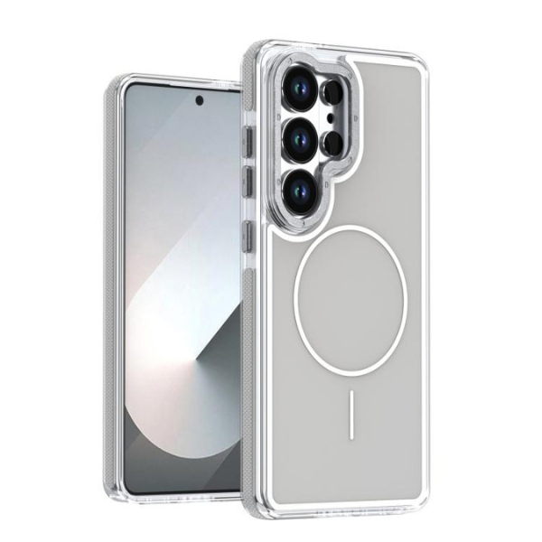 Coque Magnétique Dual-Color TPU + Acrylique pour Samsung Galaxy S Ultra – Protection Premium Antichoc Et Protection Camera