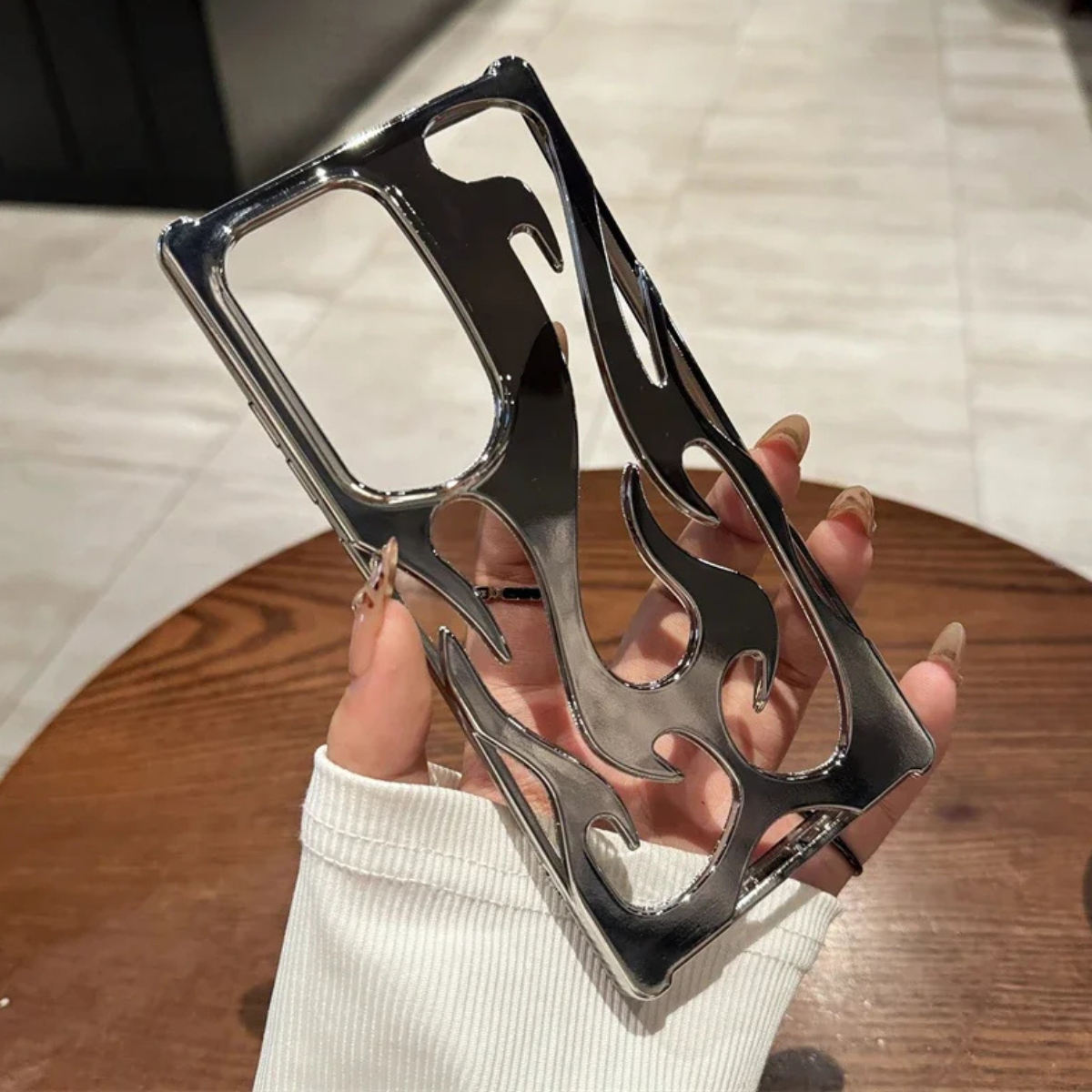 Coque Flame Pour Samsung — Antichoc, Anti-empreintes, Grip Confort