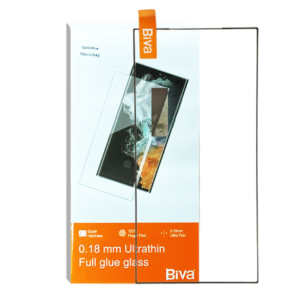 Protecteur d’écran en verre trempé Full Glue pour Samsung Galaxy S24 Ultra