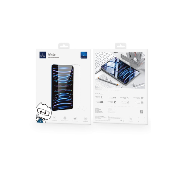 Verre Trempé Premium iVista GQ003 Haute Protection pour IPAD – | Ultra Résistant & Transparent