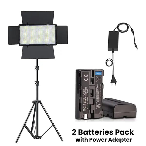 Panneau LED 880 PRO 50W Bi-Color – Éclairage Photo & Vidéo Professionnel 3200K-6500K avec Trépied