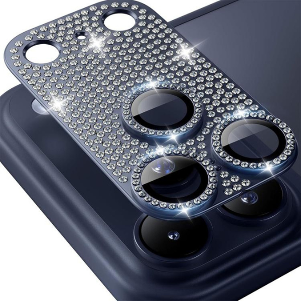 Film de protection en verre trempé pour objectif de caméra – Aluminium allié (pour iPhone 17 Pro Max)