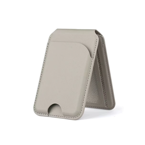 Portefeuille Magnétique en Cuir pour Smartphone – Porte-Cartes MagSafe Élégant, Ultra-Fin et Sécurisé