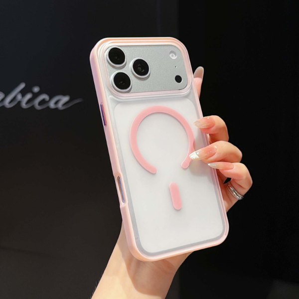 Coque Luxury Matte Magnetic Compatible MagSafe pour iPhone 17 Pro /17 Pro Max – Fine, Élégante et Anti-Traces