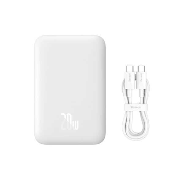 Power Bank MagSafe Baseus 5000 mAh 20W – Batterie Externe Magnétique Ultra-Rapide