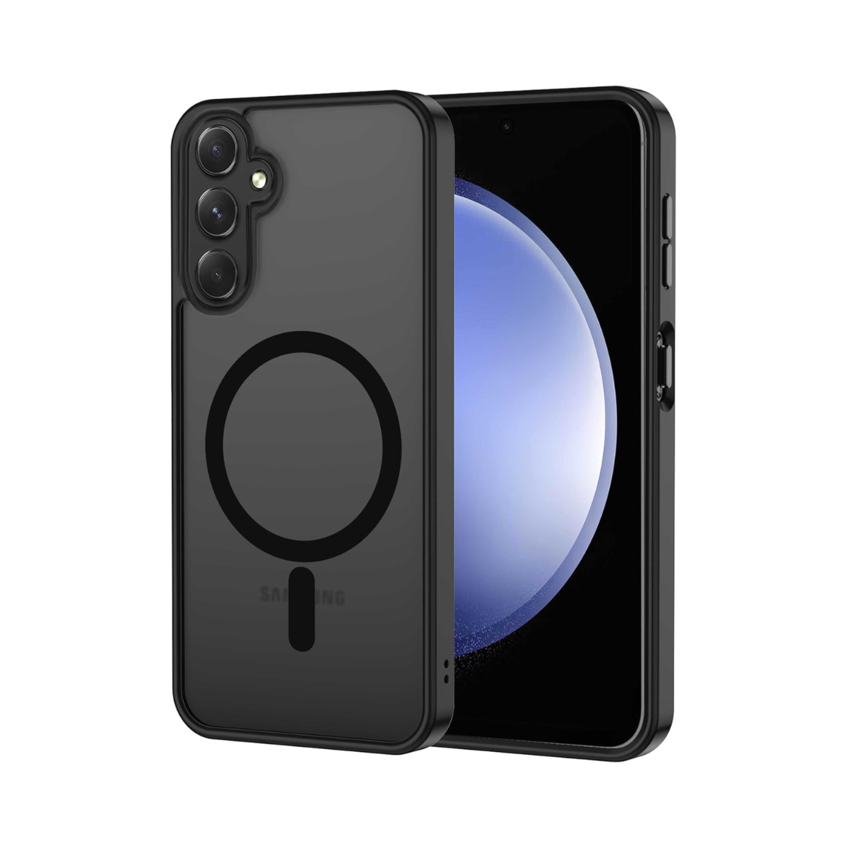 Coque Matte Noire pour Samsung Galaxy S25 Plus– Protection Élégante & Fonctionnelle