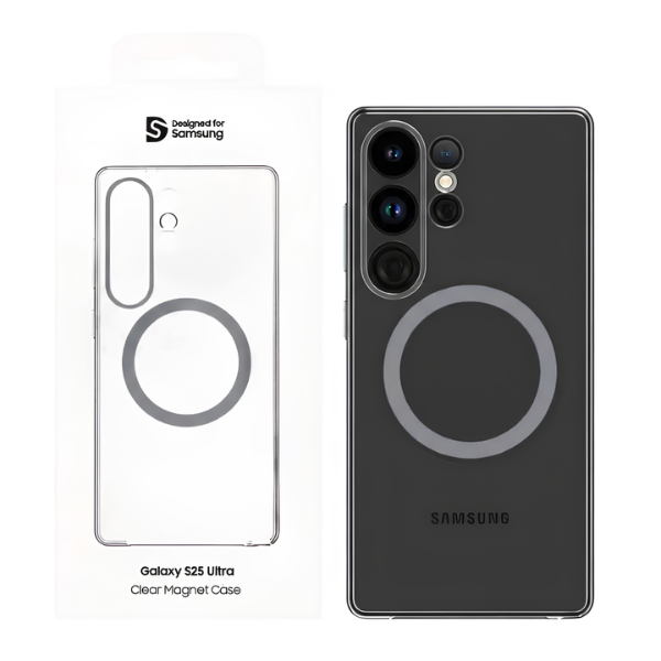 Coque Magnétique Transparente Galaxy S25 Ultra Anti-Jaunissement