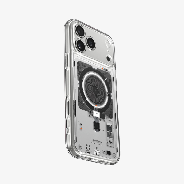 Coque Hybrid Spigen avec MagSafe pour iPhone 17 Pro Max – Design Transparent Mat