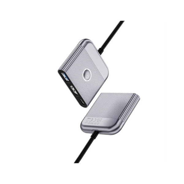 Adaptateur WiWU 3-en-1 USB-C vers HDMI + USB 3.0 + USB-C PD – Hub Multifonction Haute Vitesse