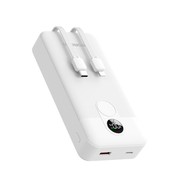 Porodo PB058 – Power Bank 20 000mAh 22,5W Fast Charge | Ultra Haute Capacité et Performance Fiable