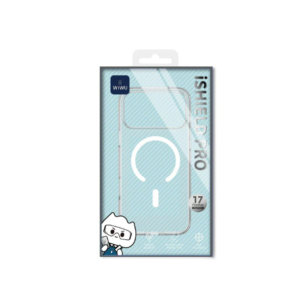 Coque WiWU iShield Pro MagSafe pour iPhone 17 Pro Max – Protection Premium Transparente & Ultra-Résistante