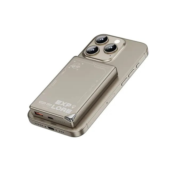 WIWU Ultra Thin Power Bank MagSafe 10 000mAh 15W – Batterie Externe Magnétique Ultra-Fine Wi-P020
