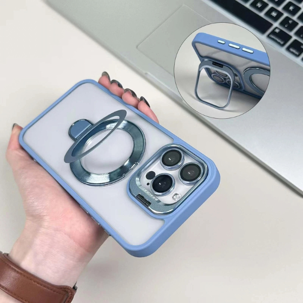 Coque Double Support Magnétique MagSafe pour iPhone – Protection Luxe Anti-Choc & Support Intégré