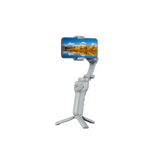 Stabilisateur 3 Axes Intelligent avec IA WiWU Smart Tracking Gimbal Air WI-SE017 – Suivi Automatique & Lumière LED Intégrée pour Smartphone