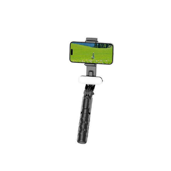 Perche à Selfie Bluetooth WiWU Warriors Wi-SE013 – avec Trépied et Lumière LED Intégrée | Support Smartphone Extensible & Portable