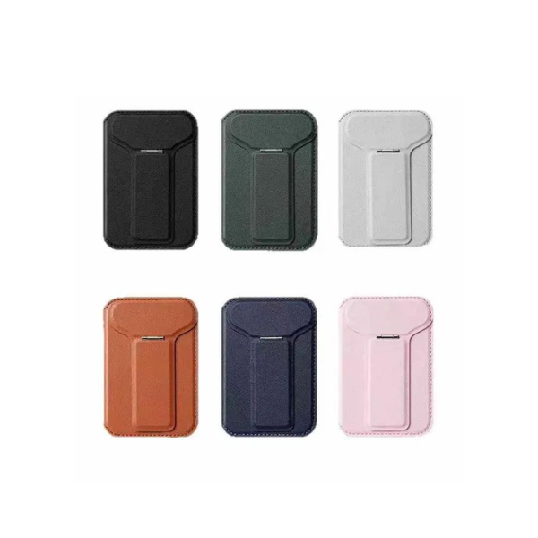 Porte-Cartes MagSafe Double en Cuir PU pour iPhone – Wallet Magnétique Compact, Élégant et Sécurisé