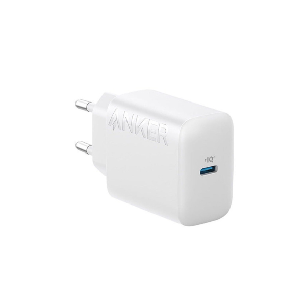 Tête de Chargeur Anker USB-C 20W – Charge Rapide Power Delivery Sécurisée & Ultra-Compacte
