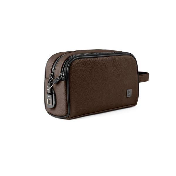 WiWU Phantom Fingerprint Lock Pouch Pro – Sacoche Intelligente Sécurisée avec Verrouillage par Empreinte Digitale