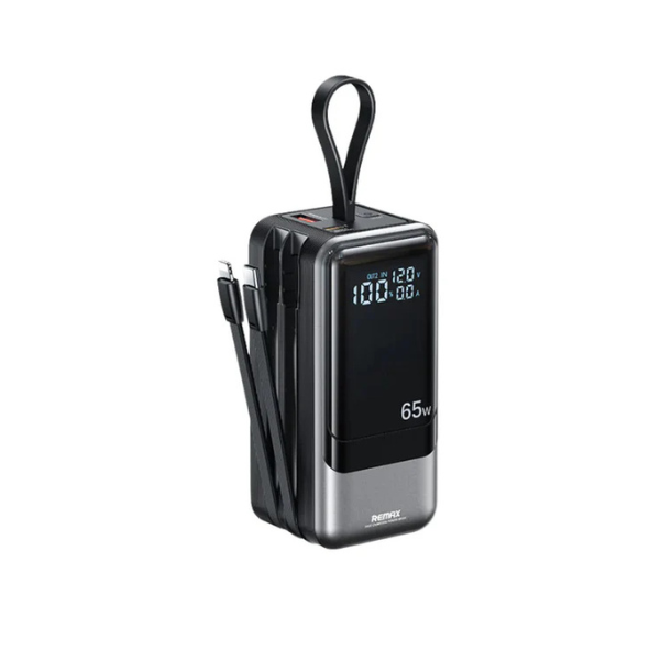 Batterie Externe REMAX 20000mAh 65W  – Charge Rapide, Double Port USB, Design Compact et Élégant